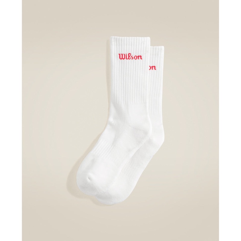Crew Sock White/Infrared|S|M|L|White Infrared