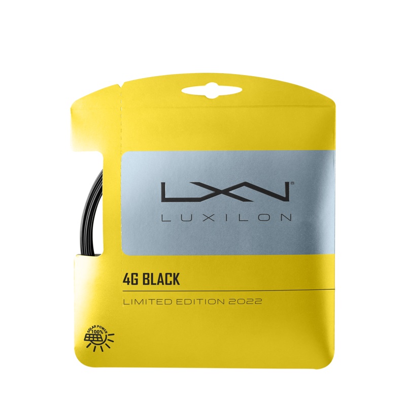 Luxilon 4G black 12.2m 1.25mm|125|Black|Uncovered
