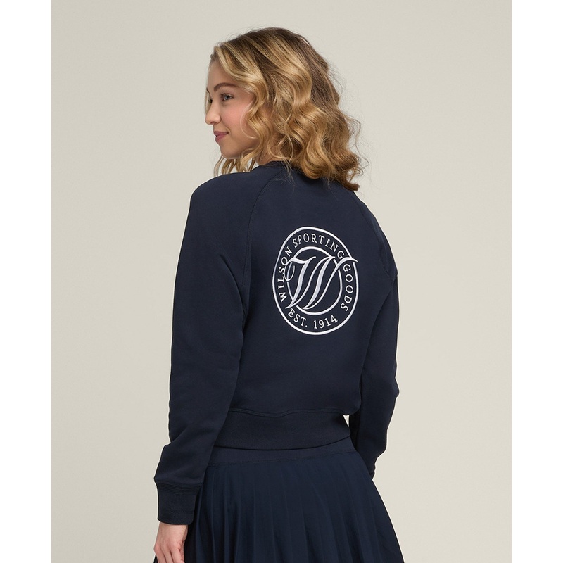 Sideline Crew Navy/White|S|M|L|XL|Navy White