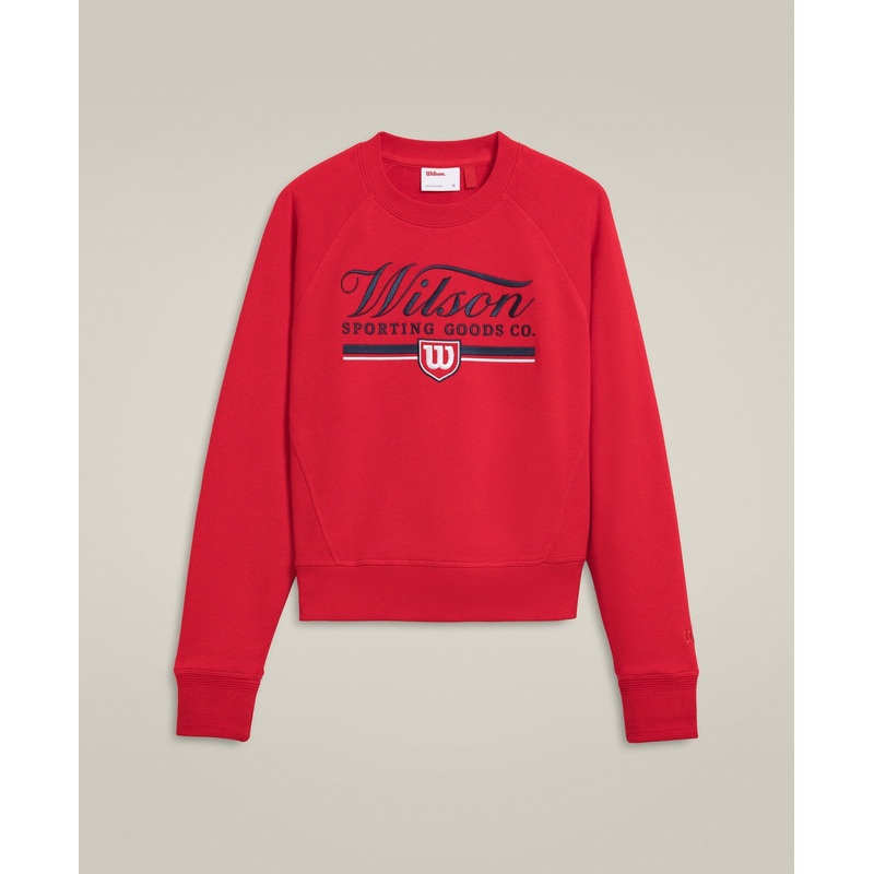 Sideline Crew Red|S|M|L|XL|Red