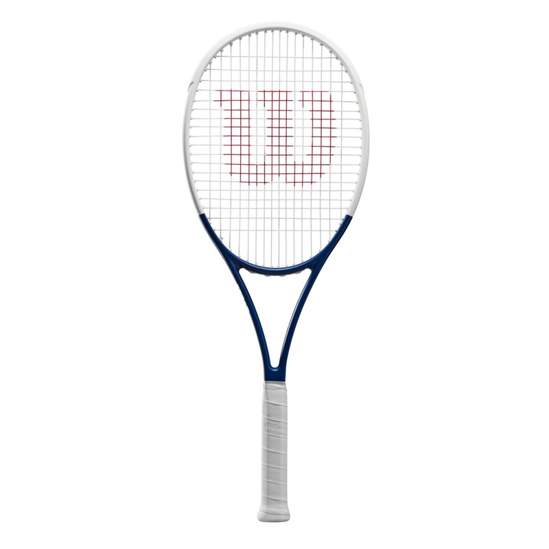 Us Open Blade 98 (16X19) V8 Tennis Racket (Strung with Alu Power Soft 125 Black)