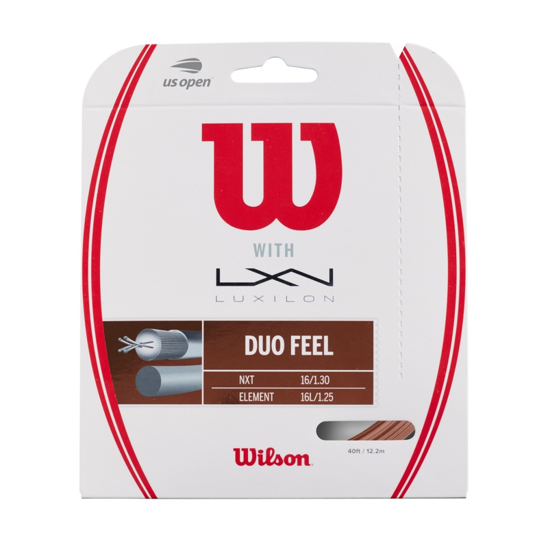 Duo Feel Tennis String – Set|One Size|Bronze|Polyester