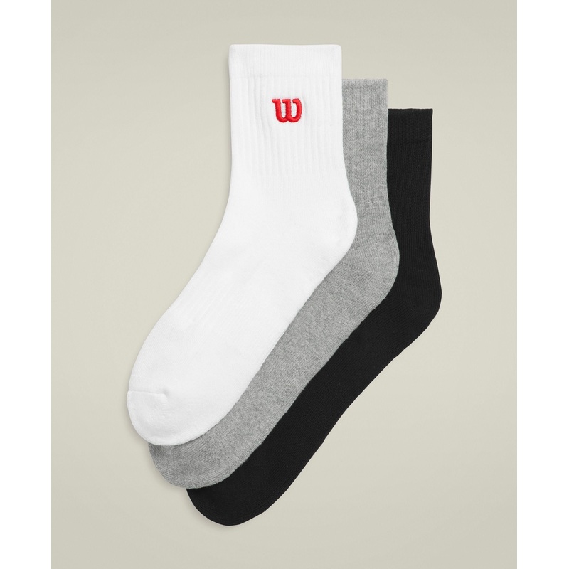 Quarter Top Socks 3-Pack|S|M|L|Multicolor