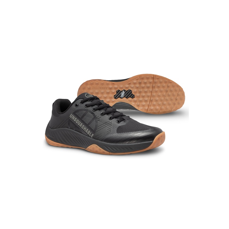 UNSQUASHABLE CROSS-TEC BLACK Men’s Squash Shoes