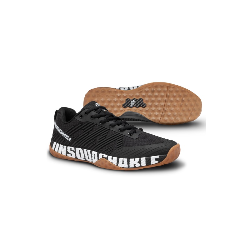 UNSQUASHABLE FAST-TEC PRO Men’s Black Squash Shoes – SQUASHLEVELS OFFER