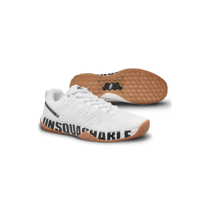 UNSQUASHABLE FAST-TEC PRO Men’s White Squash Shoes