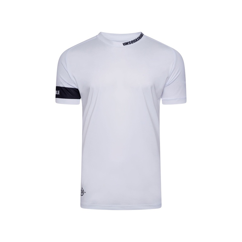 UNSQUASHABLE TOUR-TEC PRO Men’s White T-Shirt