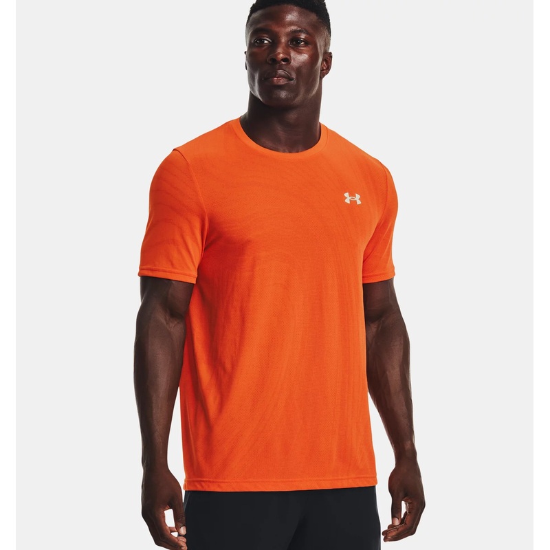 Seamless Surge Short Sleeve|S|M|L|XL|Team Orange|Stone / Black