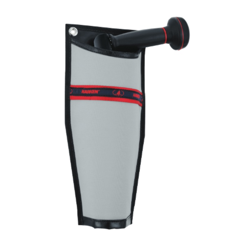 Solid Fabric Winch Handle Holder – Grey