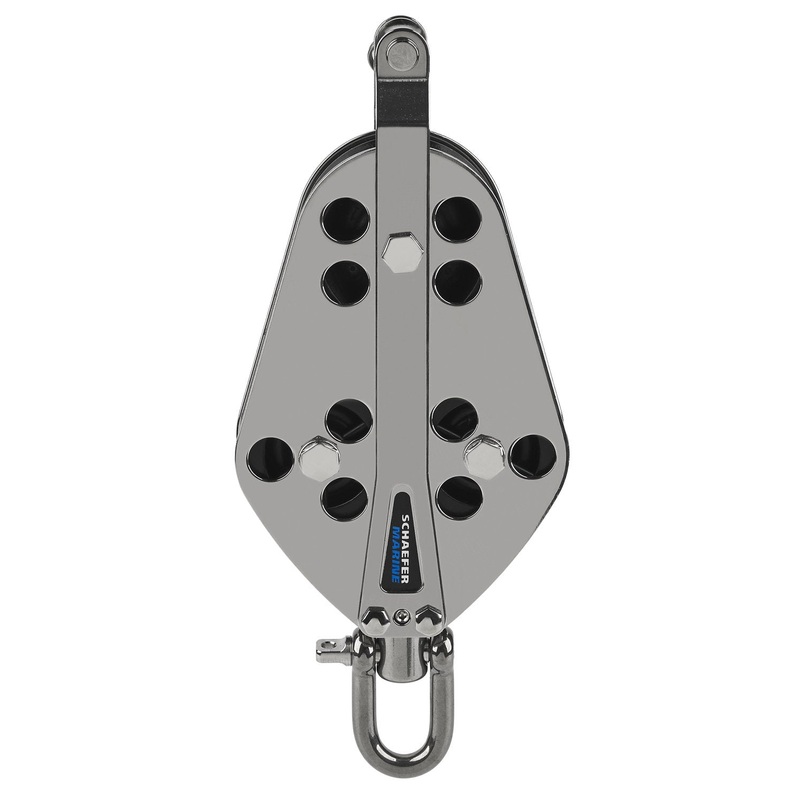 Schaefer Series 8 S.S. Fiddle Block w/ Becket Max Line 9/16 (14mm)