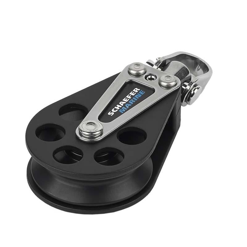 Schaefer Single Alum. Block w/Alum. Sheave Dia. 2