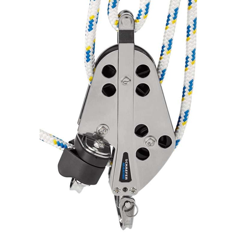 Schaefer Stainless Fiddle Block with Cam and Becket