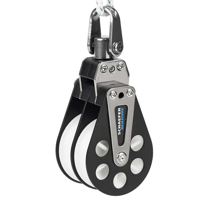 Schaefer Double 2 3/8 Alum. Block/ Universal Head