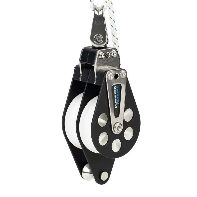 Schaefer Double 2 3/8  Aluminum Block with Becket