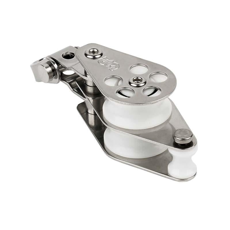 Schaefer Double Ball Bearing Block w/Front Side Shackle & Bkt, Max Line 5/16