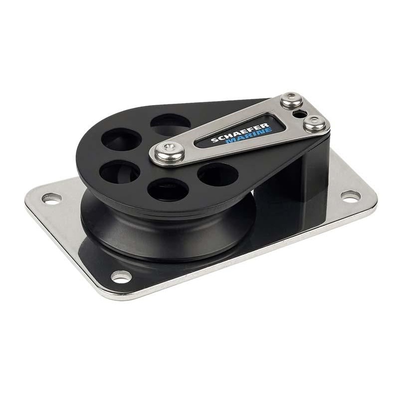 Schaefer Flat Base Single Aluminum Cheek Block