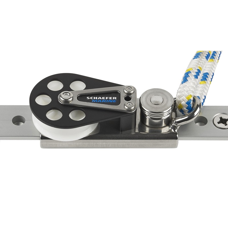 Schaefer Jiffy Reef Block/ Bail/ Lined, For 1 1/4 T-Track