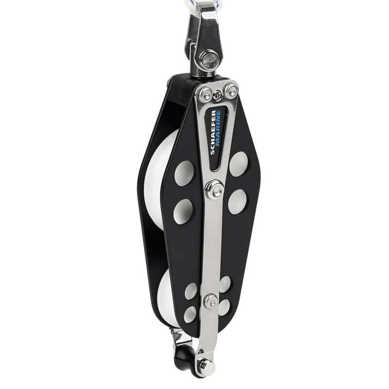 Schaefer 2 Aluminum Fiddle Block with Becket