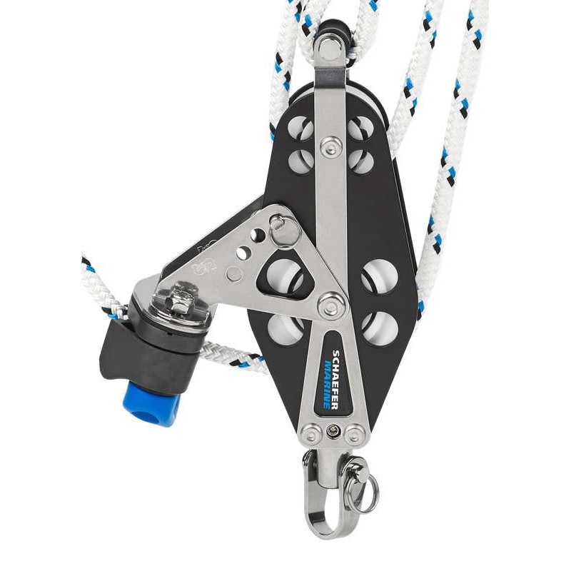 Schaefer Ball Bearing Fiddle Block with Adj. Cam and Becket