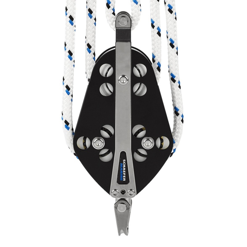 Schaefer Ball Bearing Fiddle Block with Becket