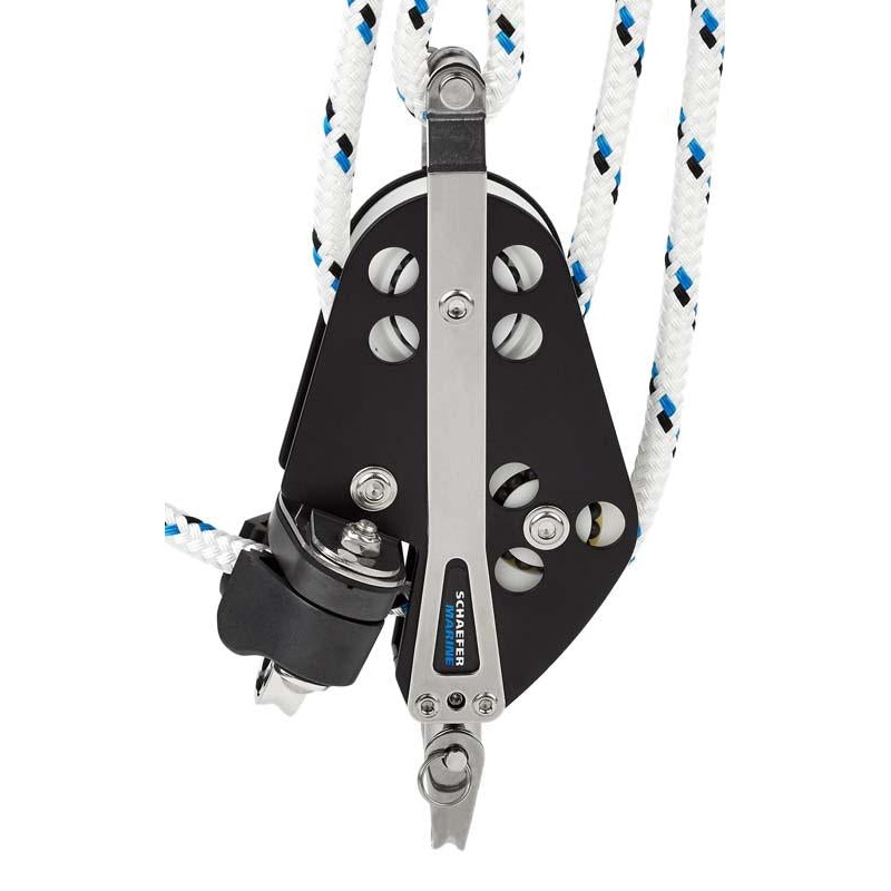 Schaefer Ball Bearing Fiddle Block with Cam and Becket