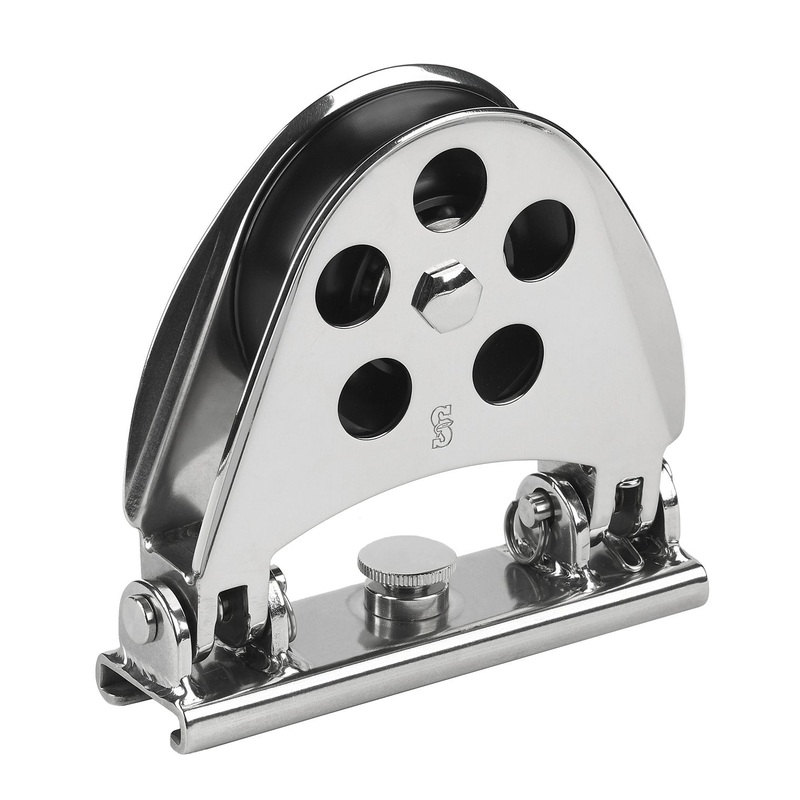 Schaefer Half-Moon w/ 3 1/4 Alum. Sheave Block