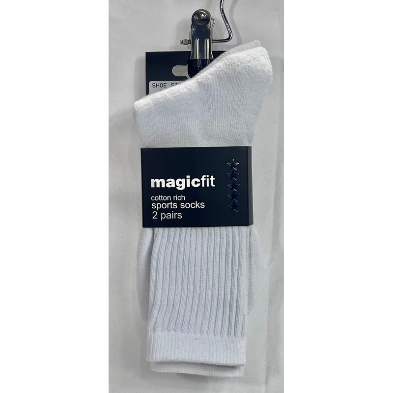 Coloma Sport Sock White 2pack|4-6.5 UK