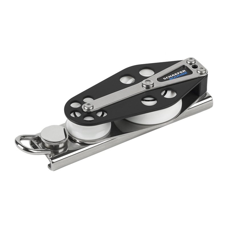 Schaefer 1 1/4 Adj. Fiddle Block on Slide Car