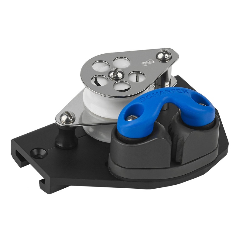 Schaefer 1 1/8 T-Track Control Block Double Sheave / Cam / Port