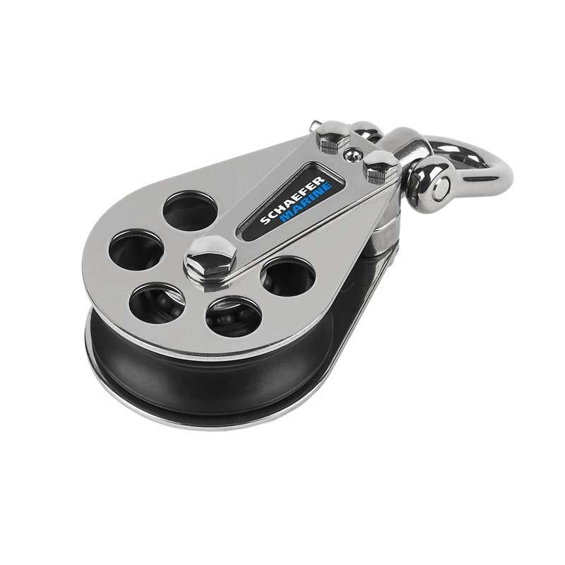 Schaefer S.S. Single Block w/ UC Sheave Max Line 9/16 (14mm)