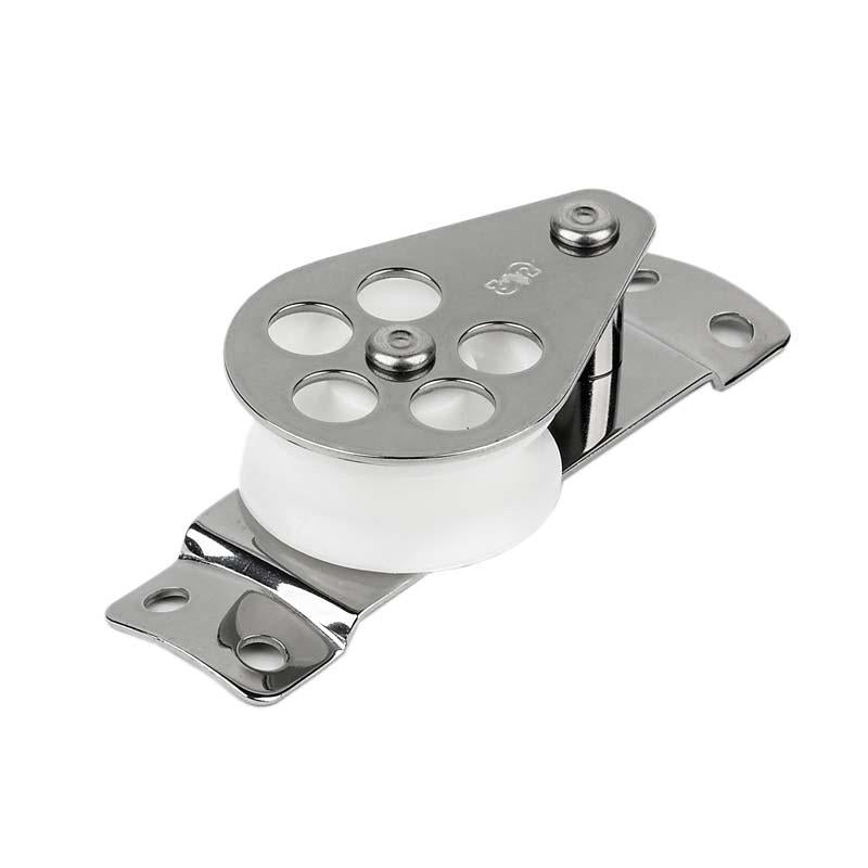 Schaefer Single Cheek Block w/ Curved/Base