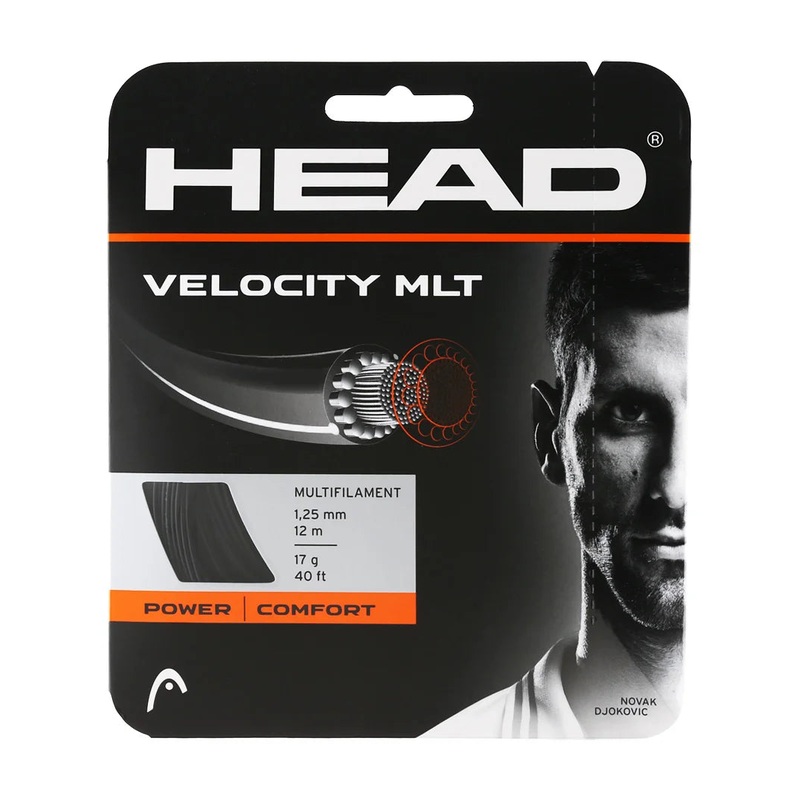 Head Velocity MLT 1.25/17G Tennis String – Pack