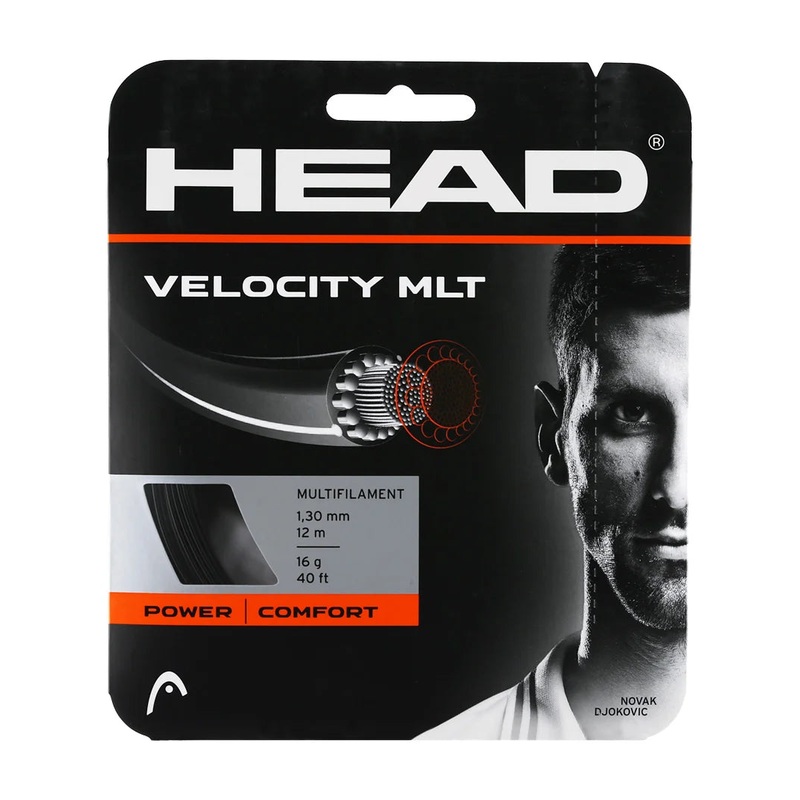 Head Velocity MLT 1.30/16G Tennis String – Pack