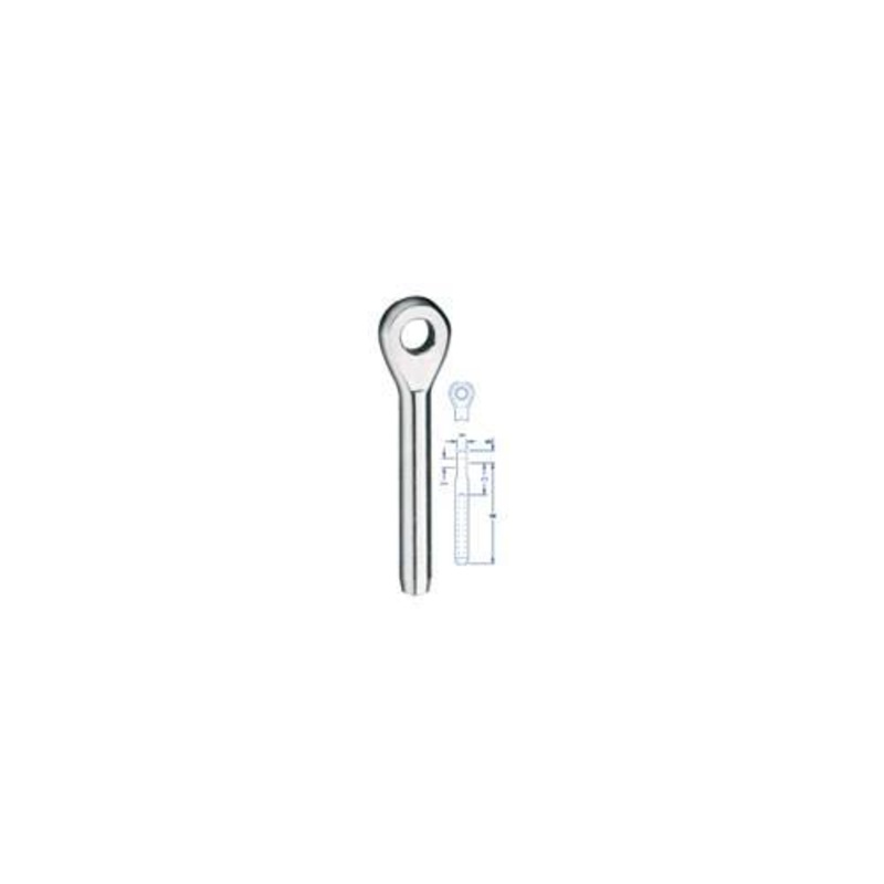 Ronstan Swage Eye, 1/2 Wire, 22.2mm (7/8) Hole
