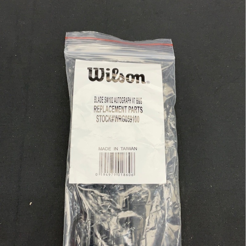 Wilson v.7 Blade SW102 Autograph B&G Set #WRG059100
