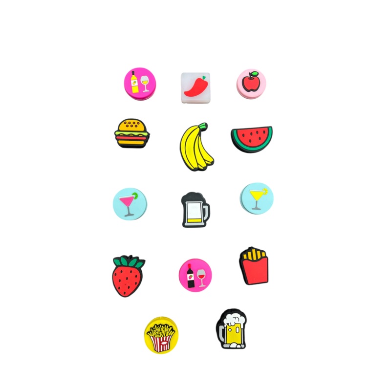 Food & Drink Themed Shock Absorbing Vibration Dampeners – 3 Pack