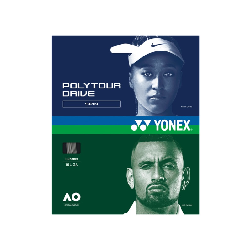 Yonex Polytour Drive 125 Tennis Strings (Flash Yellow)