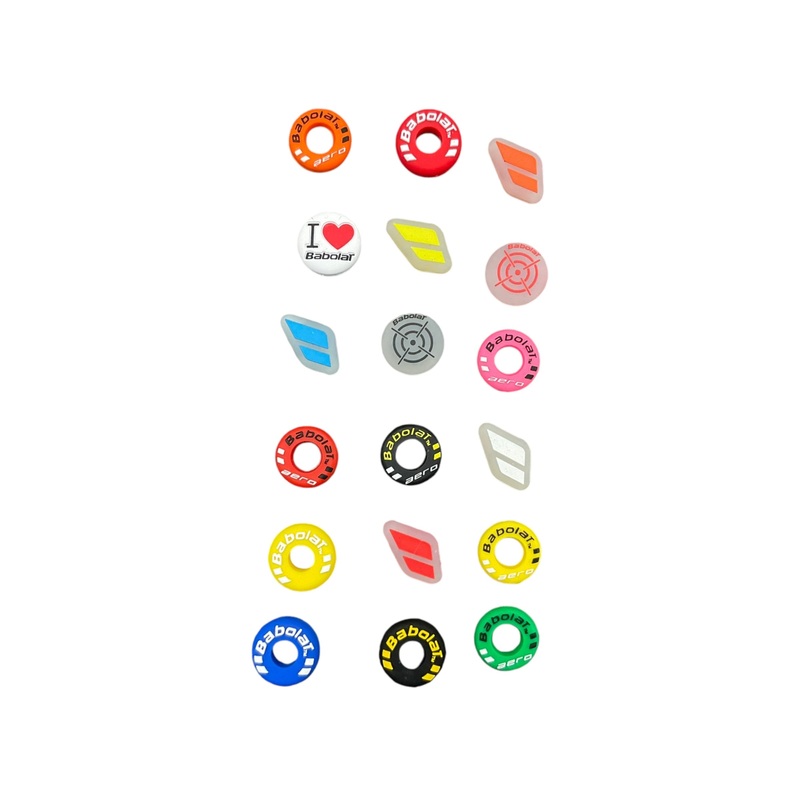 Babolat Branded Shock Absorbing Vibration Dampeners – 3 Pack