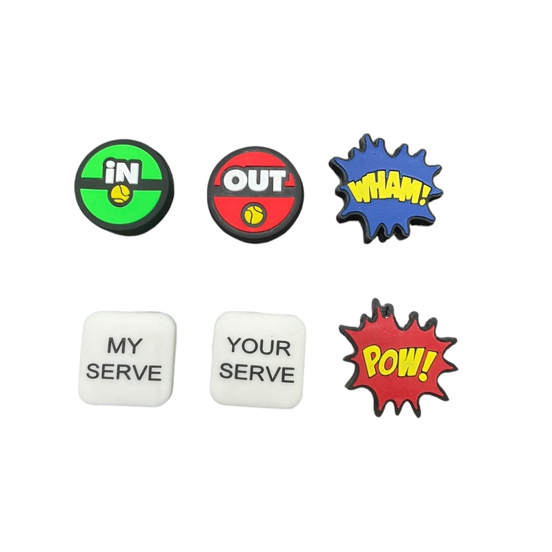 Words & Quotes Themed Shock Absorbing Vibration Dampeners-3 Pack