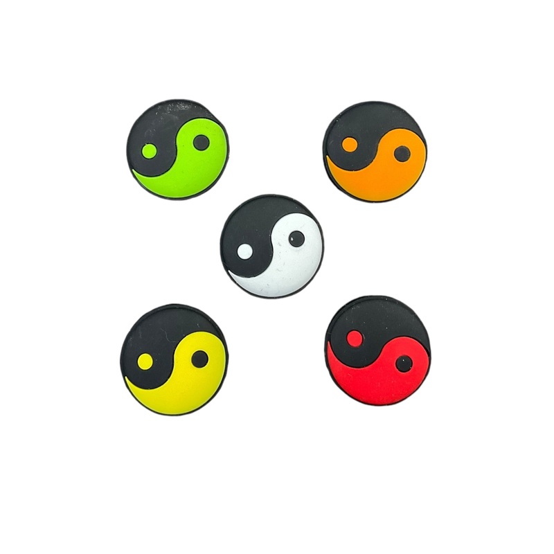 Yin and Yang Themed Shock Absorbing Vibration Dampeners- 3 Pack