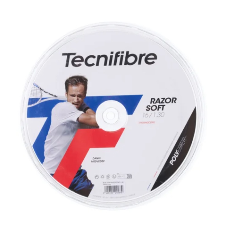 Tecnifibre Razor Soft White (16G, 17G, 18G) Reel- White