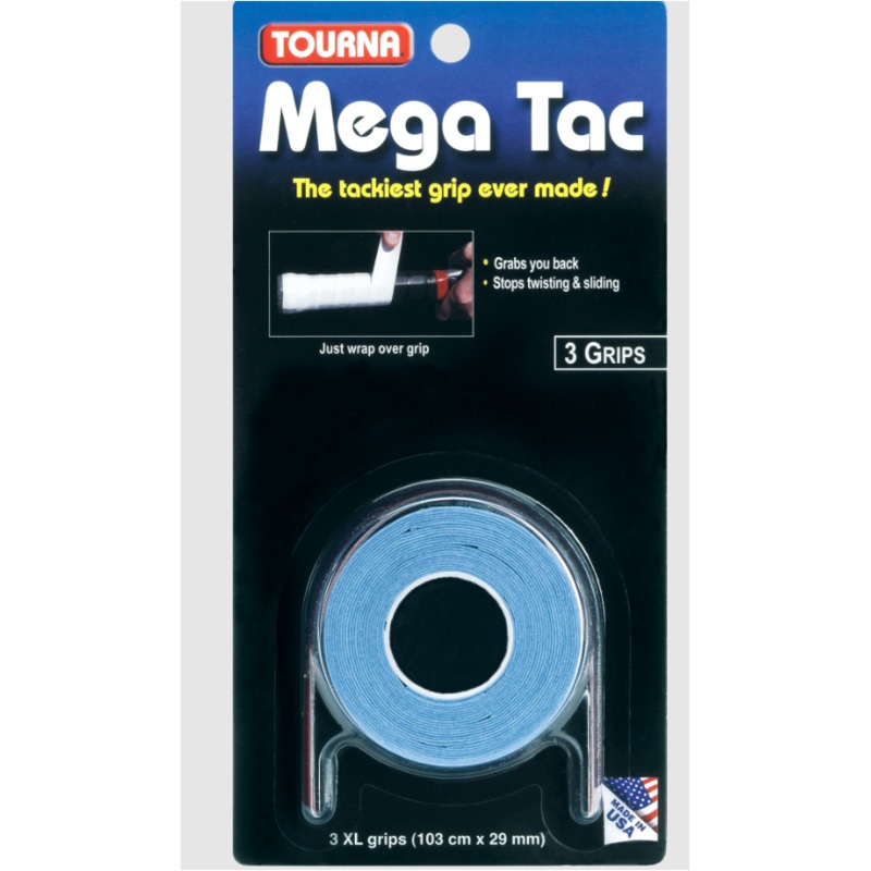 Tourna Mega Tac XL Overgrip – 3 Pack