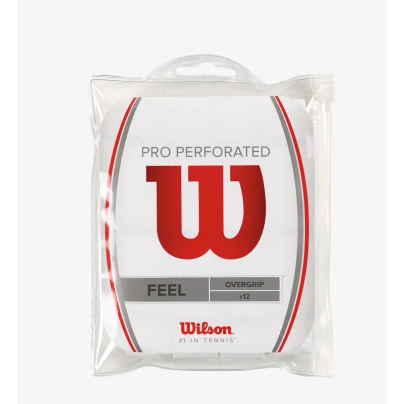 Wilson Pro Perforated Feel Overgrip- 12 Pack