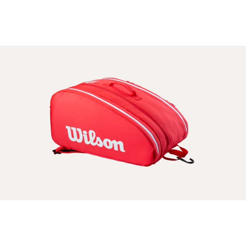 Wilson Super Tour Pickleball Bag – Red/White