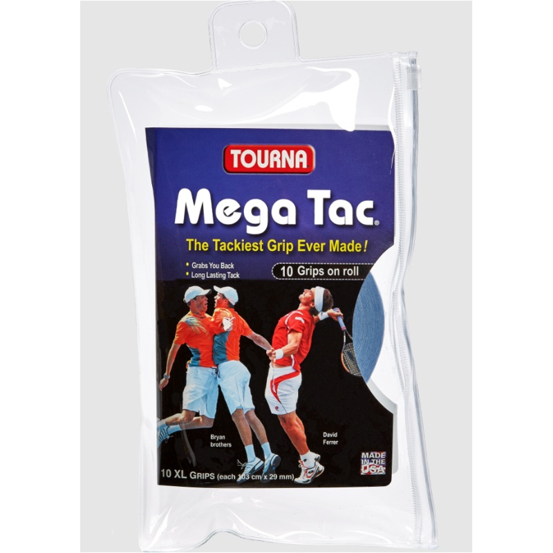Tourna Mega Tac XL Overgrip – 10 Pack