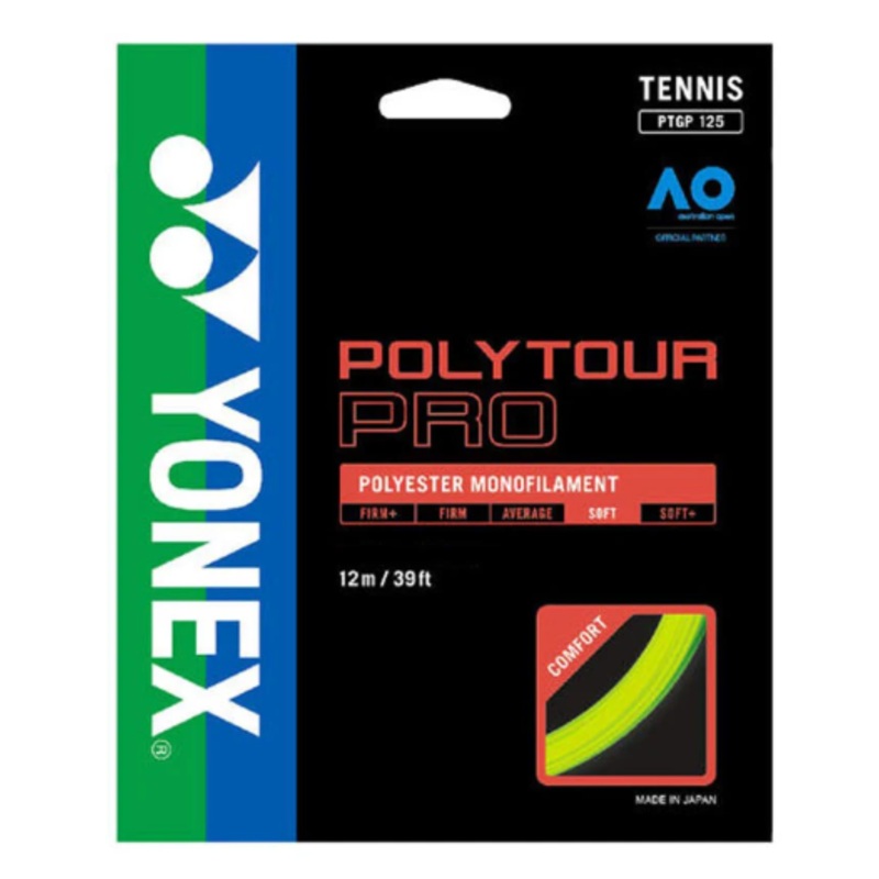 Yonex Polytour Pro 1.20/17G Tennis String – Pack