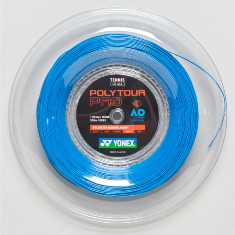 Yonex Polytour Pro Tennis String 16L GA / 1.25mm – Reel