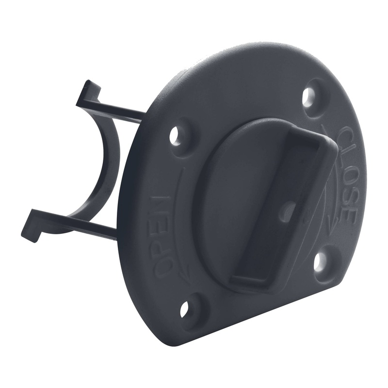 Ronstan Drain Plug & Housing, ID50mm, Black