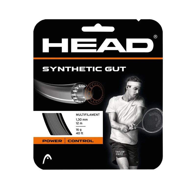 Head Synthetic Gut 1.30 Set|White|Black
