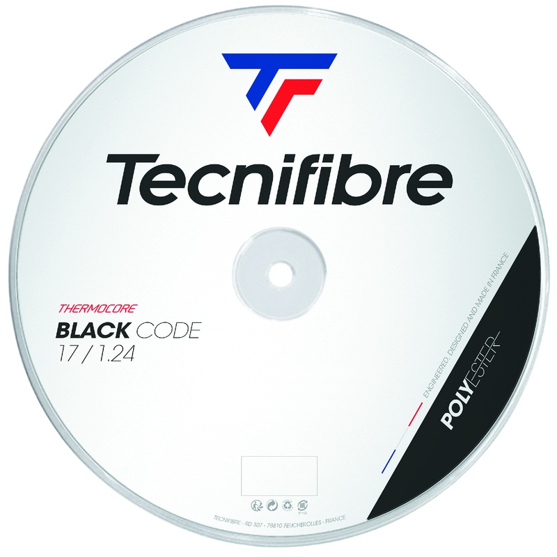 Tecnifibre Black Code Reel|Black|1.18|1.24|1.28|1.32
